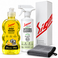 Sigma Home Care Kitchen Master Combo | Dish Wash 500ml + Kitchen Cleaner 500ml + Premium Microfiber Cloth | Complete Kitchen Cleaning Kit