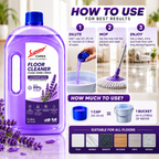 Sigma Cares Floor Cleaner 1 Litre | Lavender Bliss Fragrance | Deep Cleaning Floor Disinfectant | Long Lasting Freshness | All Floor Safe | Removes Dirt & Stains